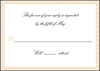 Sampler Letterpress Reply Design Small