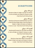 Santa Fe Letterpress Direction Design Small