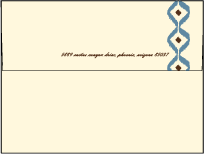 Santa Fe Letterpress Envelope Design Small