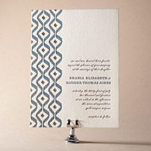 Santa Fe Letterpress Invitation Design Small