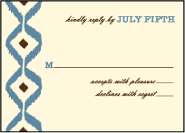 Santa Fe Letterpress Reply Design Small