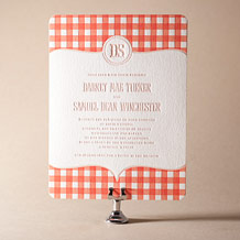 Savannah Letterpress Invitation Design Small