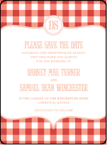 Savannah Letterpress Save The Date Design Small