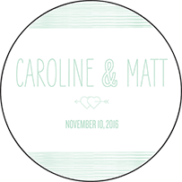 Sellick Modern Letterpress Coaster Design Small