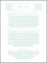 Sellick Modern Letterpress Direction Design Small