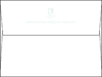 Sellick Modern Letterpress Envelope Design Small
