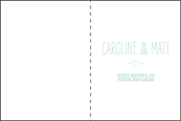 Sellick Modern Letterpress Program Design Small