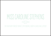 Sellick Modern Letterpress Reply Envelope Design Small