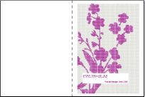 Serenade Letterpress Program Design Small