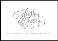 Simple Charms Letterpress Reply Envelope Design Small
