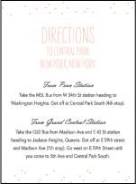 Simple Dot Letterpress Direction Design Small