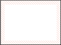 Simple Stripes Letterpress Placecard Flat Design Small