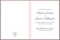Simple Stripes Letterpress Program Design Small