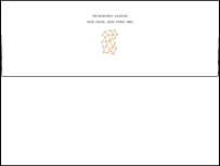 Soho Letterpress Envelope Design Small