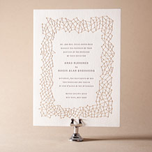 Soho Letterpress Invitation Design Small