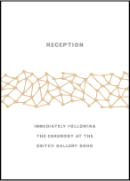 Soho Letterpress Reception Design Small