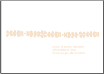 Solina Letterpress Reply Envelope Design Small