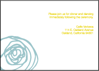 Spinnerette Letterpress Reception Design Small