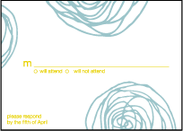 Spinnerette Letterpress Reply Design Small