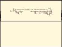 Splendor Letterpress Envelope Design Small