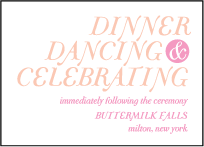 Storybook Romance Letterpress Reception Design Small