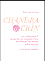 Storybook Romance Letterpress Save The Date Design Small