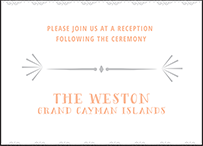 Surfside Letterpress Reception Design Small