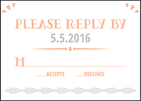 Surfside Letterpress Reply Design Small