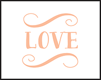 Surfside Letterpress Stamp Design Small