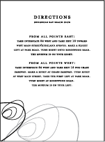 Surya Letterpress Direction Design Small