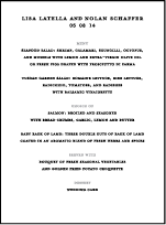 Surya Letterpress Menu Design Small