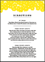 Sweet Daisy Letterpress Direction Design Small
