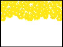 Sweet Daisy Letterpress Placecard Flat Design Small