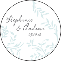 Sweet Laurel Letterpress Coaster Design Small