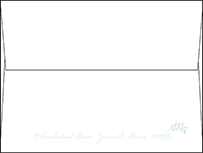 Sweet Laurel Letterpress Envelope Design Small