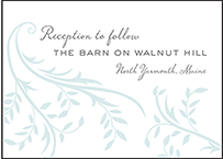 Sweet Laurel Letterpress Reception Design Small