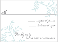 Sweet Laurel Letterpress Reply Design Small