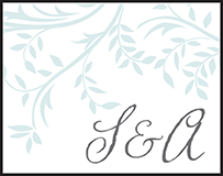 Sweet Laurel Letterpress Stamp Design Small