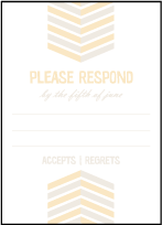 Sweet Lorna Letterpress Reply Design Small