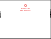 Sweet Summer Letterpress Envelope Design Small