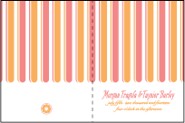 Sweet Summer Letterpress Program Design Small