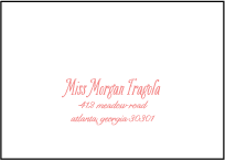 Sweet Summer Letterpress Reply Envelope Design Small
