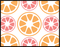 Sweet Summer Letterpress Stamp Design Small