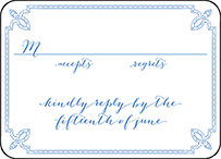 Tailored Letterpress Reply Design Small
