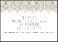 Tapestry Letterpress Reception Design Small