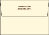 Tara Letterpress Envelope Design Small