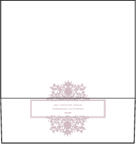 Tasha Letterpress Envelope Design Small