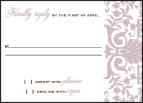 Tasha Letterpress Reply Design Small