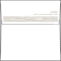 Threaded Letterpress Envelope Design Small