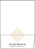 True Vintage Letterpress Envelope Design Small